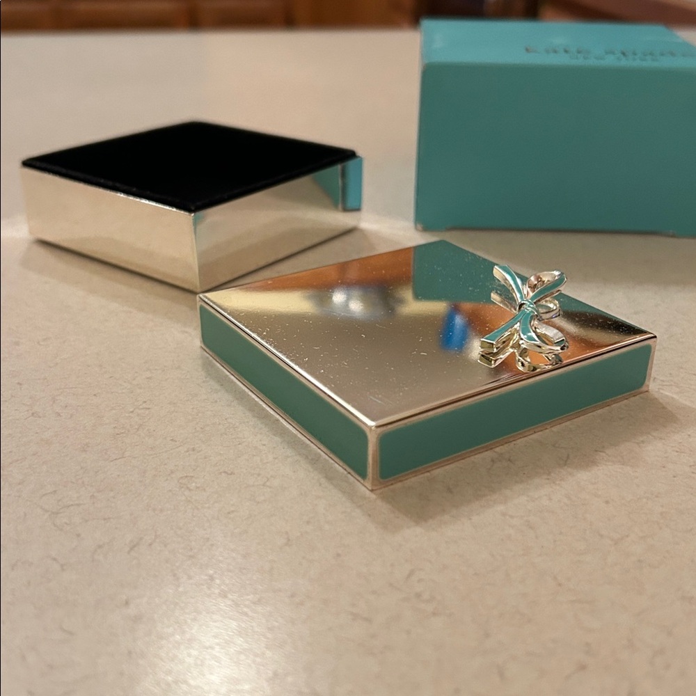 Lenox x Kate Spade New York Trinket Box Vienna Lane Silver Plate Keepsake Box - Picture 15 of 17